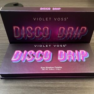Violet‎ Voss Disco Drip Eyeshadow Palette 10 Shimmer Shades Mirror Full Size NEW